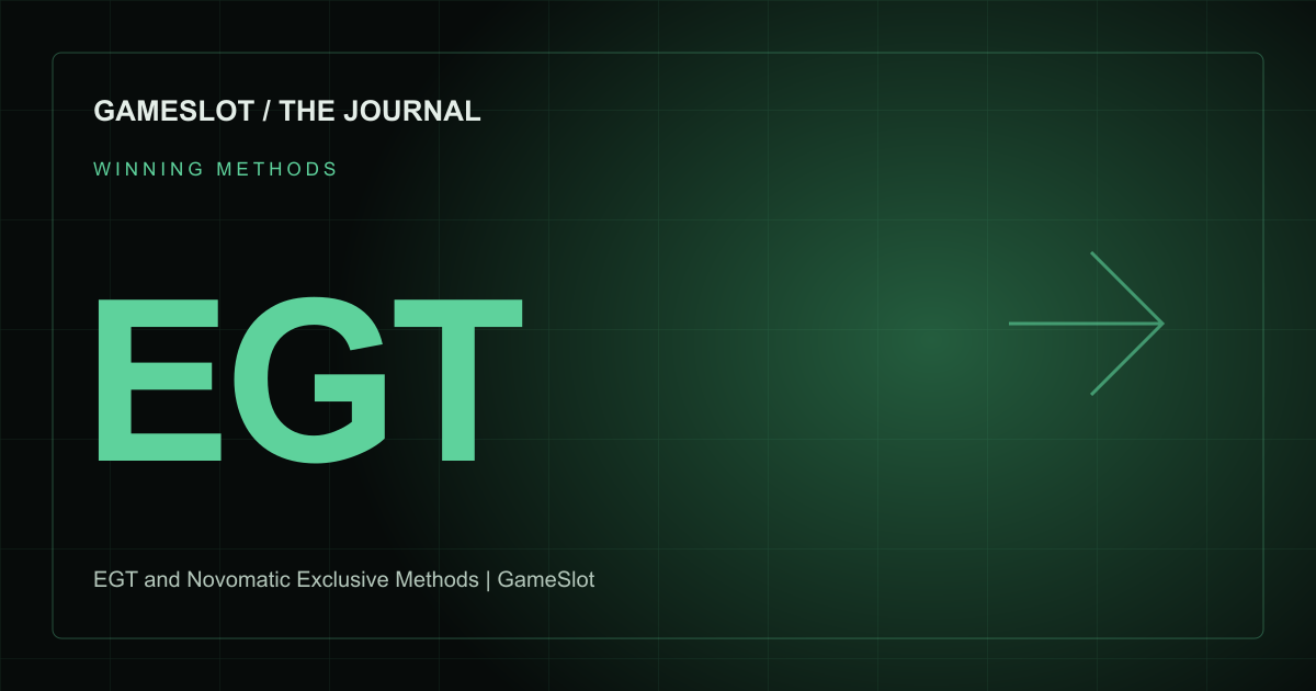 GameSlot editorial illustration: EGT and Novomatic Technical Methods: Request an Exclusive Solution
