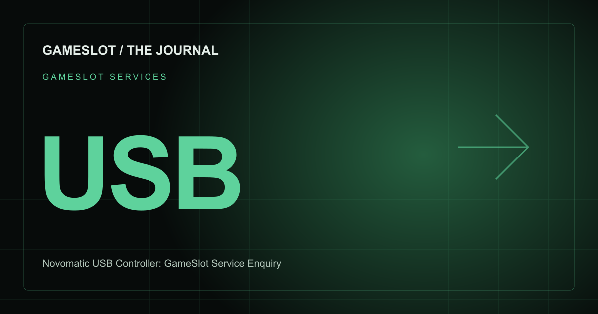 GameSlot editorial illustration: Novomatic USB Controller: Understand the GameSlot Offer