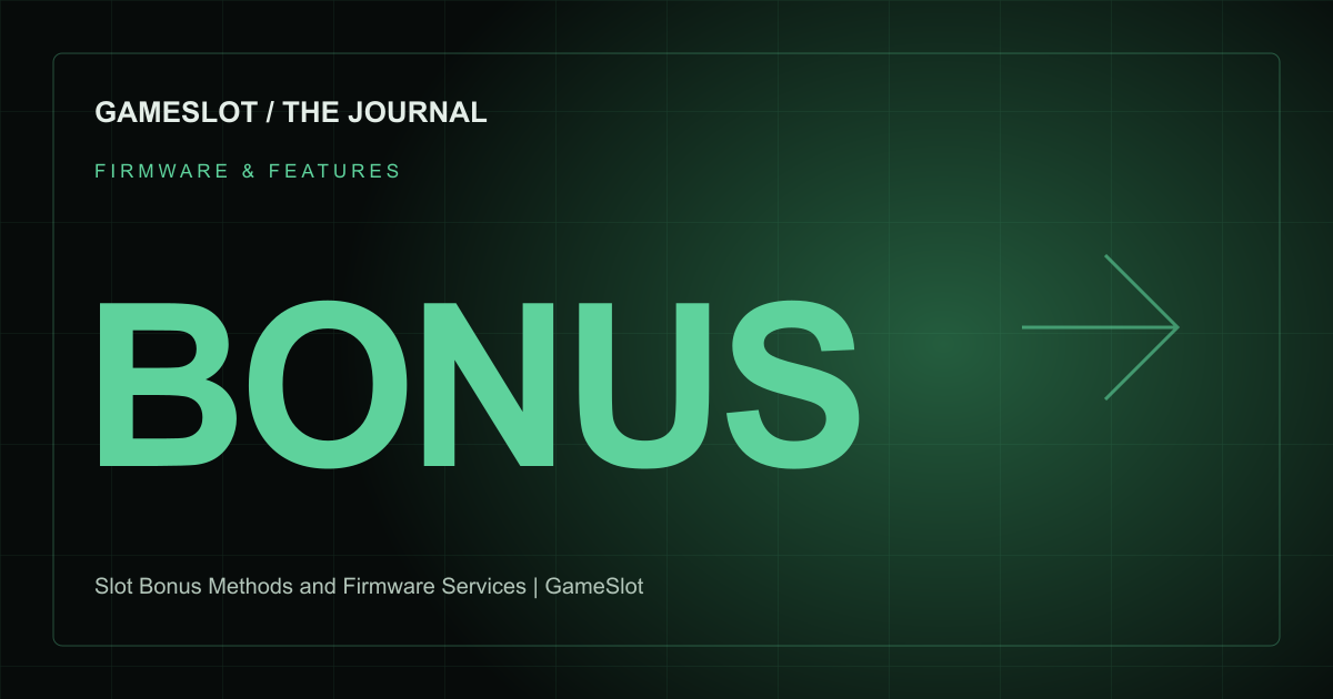 GameSlot editorial illustration: Slot Bonus Methods: Choosing a Feature-Focused GameSlot Service